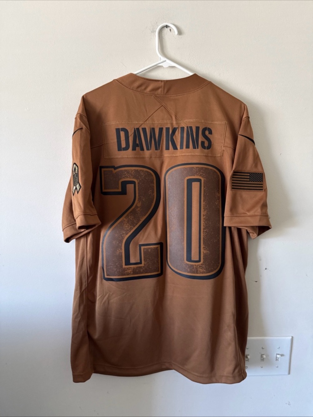 Men's Nike Brian Dawkins #20 Eagles Salute To Service NFL Jersey Sz L - NWT RARE - Picture 6 of 6